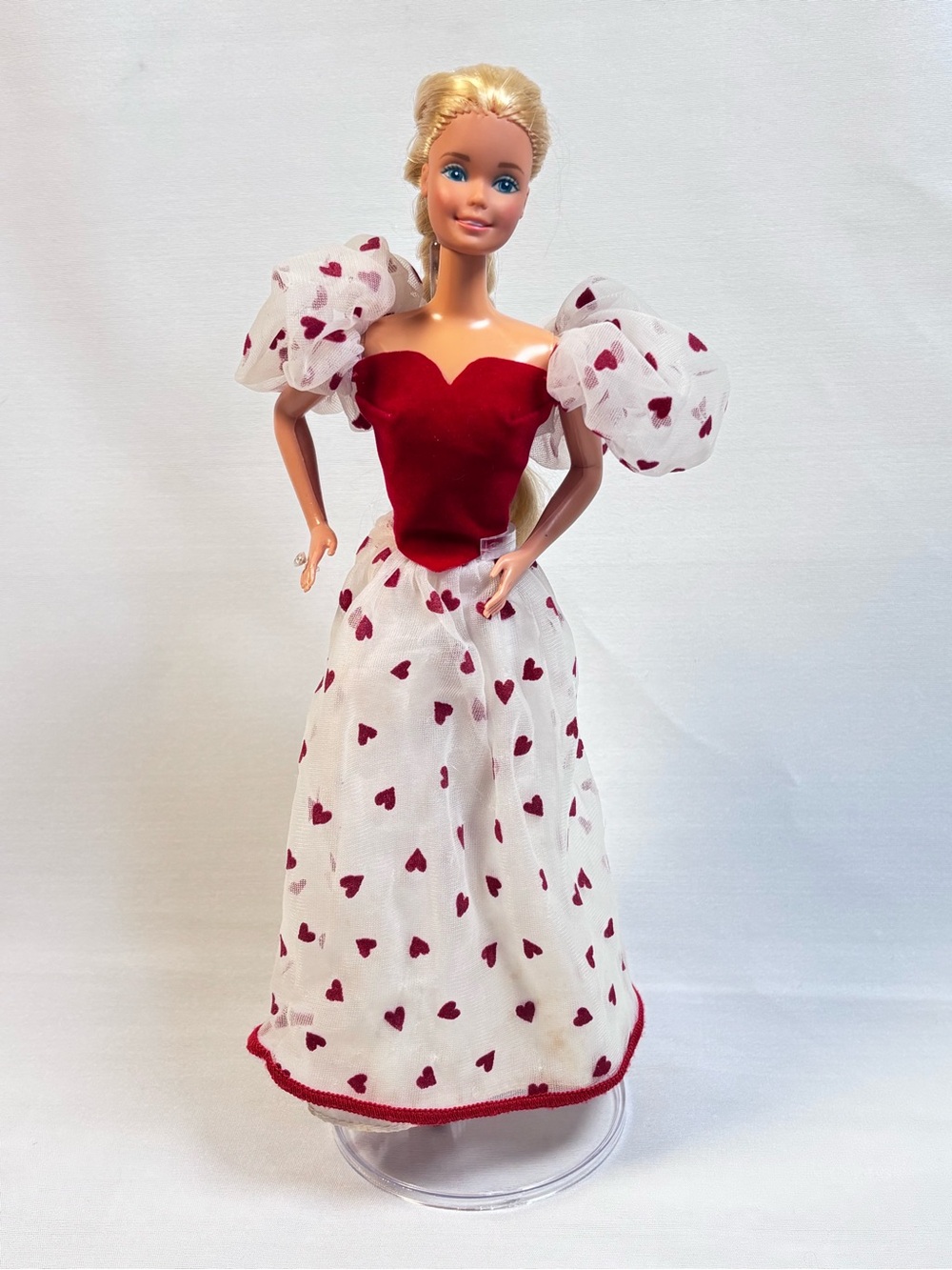 Vintage 1983 Loving You Barbie Dress with 1980s Superstar Doll